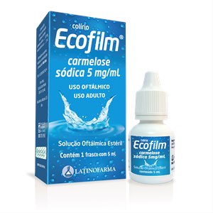 Carmelose - Ecofilm 0,5% Colírio 5Ml