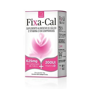 FIXA-CAL 625MG + VITAMINA D 200UI 90 COMPRIMIDOS 