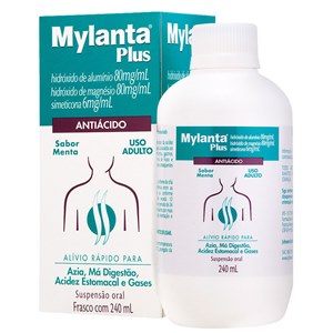 Mylanta Plus Suspensão Sabor Menta 240Ml