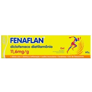 Diclofenaco Dietilamônio - Fenaflan Gel 60G