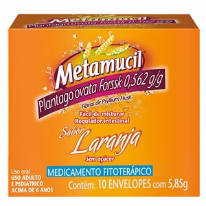 Metamucil Sabor Laranja 10 Envelopes