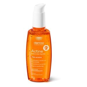 Darrow Actine Sabonete Líquido Facial Para Pele Acneica 140Ml