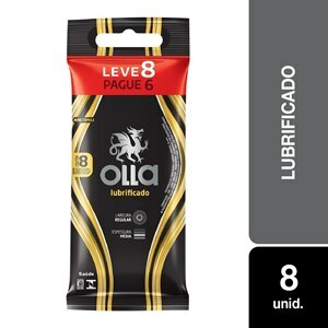 Preservativo Olla Lubrificado - Leve 8 Pague 6