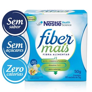 Fiber Mais Regulador Intestinal 10 Sachês De 5G