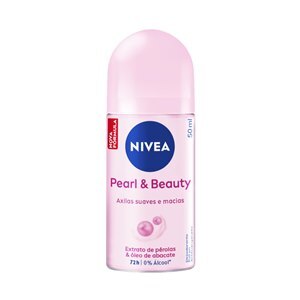 DESODORANTE ROLL ON NIVEA FEMININO PEARL & BEAUTY 50ML