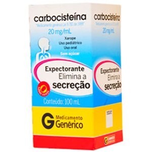 Carbocisteína Xarope Pediátrico 100Ml - Cimed - Genérico (Sem Açúcar)