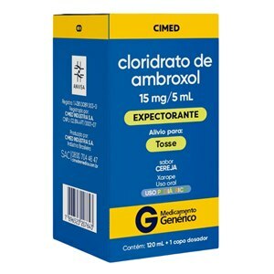 AMBROXOL XAROPE PEDIÁTRICO 120ML - CIMED - GENÉRICO