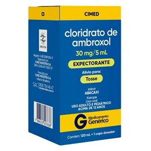 AMBROXOL XAROPE ADULTO 120ML - CIMED - GENÉRICO