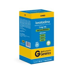 LORATADINA XAROPE 100ML - CIMED - GENÉRICO