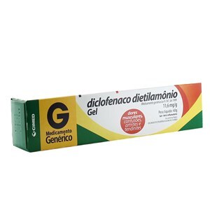 Diclofenaco Dietilamônio Gel 60G - Cimed - Genérico