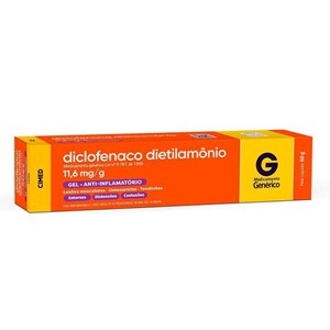 Diclofenaco Dietilamônio Gel 60G Cimed Genérico (Cataflam)