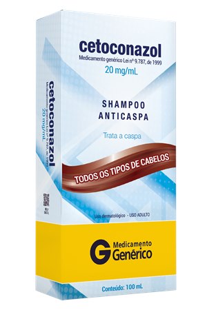Cetoconazol 20Mg/Ml Shampoo Anticaspa 100Ml Cimed Genérico (Nizoral)
