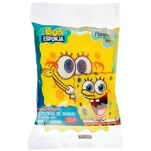 Esponja Para Banho Nexcare Ponjita 3M Kids Bob Esponja