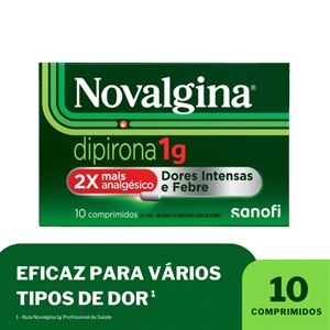 Novalgina Analgésico 1g 10 Comprimidos