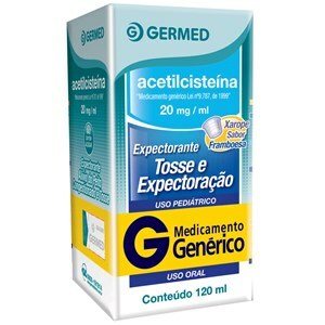 Acetilcisteína Xarope Pediátrico 120Ml - Germed - Genérico