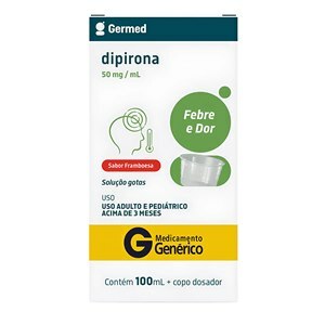 Dipirona Solução Oral 100Ml - Germed Genérico (Novalgina)