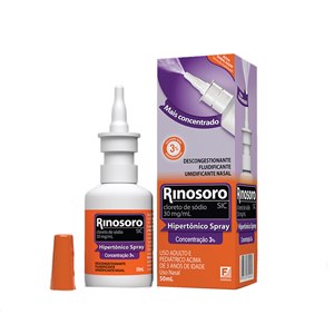 Rinosoro Sic 3% Hipertônico Spray 50Ml