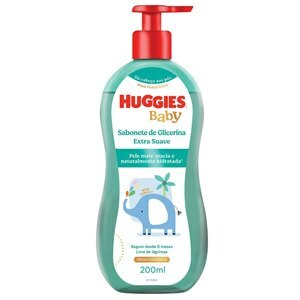 Sabonete Líquido Glicerina Huggies Baby Extra Suave 200ml