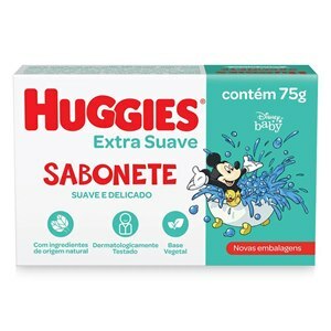 SABONETE INFANTIL HUGGIES EXTRA SUAVE 75G