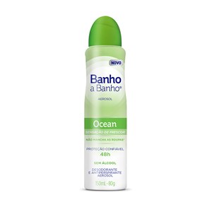 Desodorante Aerossol Banho A Banho Ocean 80G