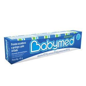 Pomada Para Prevenção De Assaduras Babymed Azul 45G