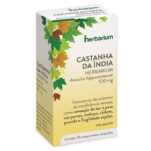 Castanha Da Índia Herbarium 100Mg 45 Comprimidos