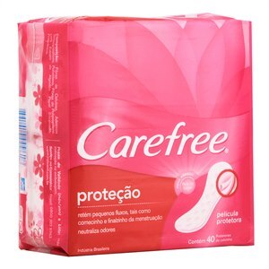 Protetor Diário Carefree Proteção Neutraliza Odores 40 Unidades
