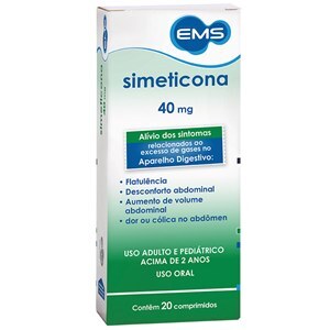 SIMETICONA 40MG 20 COMPRIMIDOS EMS