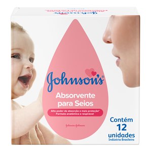 Absorventes Para Seios Johnson's 12 Unidades