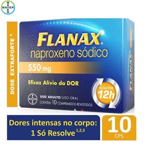 ANALGÉSICO FLANAX 550MG 10 COMPRIMIDOS