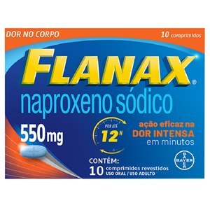 Analgésico Flanax 550mg 10 Comprimidos