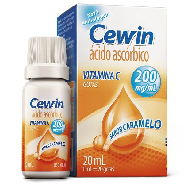 VITAMINA C - CEWIN GOTAS 200MG/ML 20ML - Ultrafarma