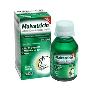 Enxaguatório Bucal Malvatricin 100Ml