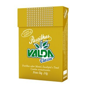 PASTILHAS VALDA CLASSIC FLIPTOP 24G - VALIDADE MAIO/2025