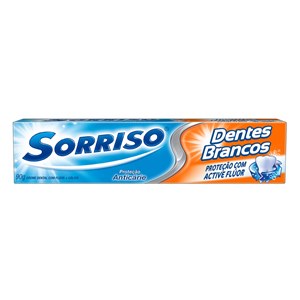 Creme Dental Sorriso Dentes Brancos 90G