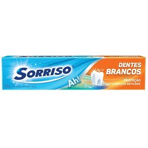 Creme Dental Sorriso Dentes Brancos 90G