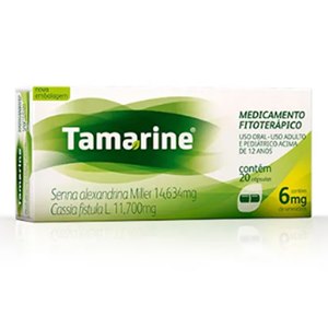 Tamarine 6Mg 20 Cápsulas