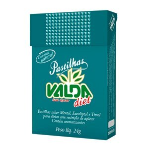 PASTILHAS VALDA DIET FLIPTOP 24G