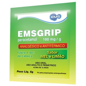 Paracetamol - Emsgrip Mel E Limão 1 Envelope 5G
