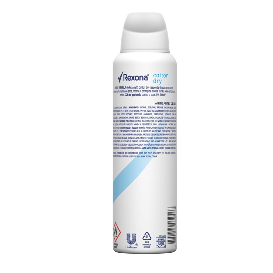 Comprar Desodorante Antitranspirante Aerosol Feminino Rexona