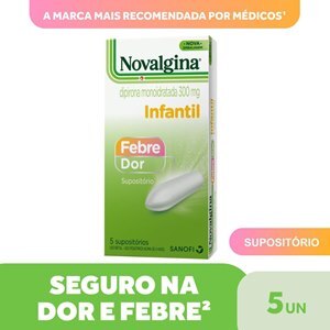 Novalgina Infantil 5 Supositórios