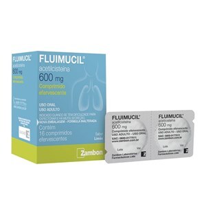 Fluimucil 600Mg 16 Comprimidos Efervescentes