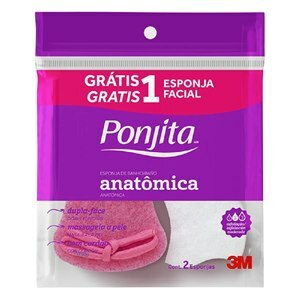 ESPONJA BANHO NEXCARE PONJITA 3M ANATOMICA DUPLA FACE