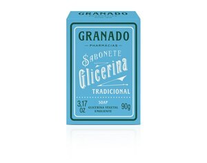 SABONETE GRANADO DE GLICERINA PARA PELE SECA 90G
