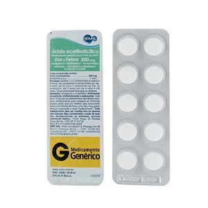Aas 500Mg Adulto 10 Comprimidos - Ems - Genérico