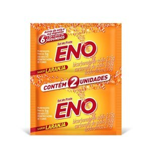 SAL DE FRUTA ENO SABOR LARANJA 2 ENVELOPES DE 5G