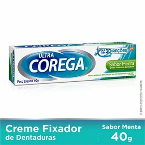 FIXADOR COREGA ULTRA CREME SABOR MENTA 40G 