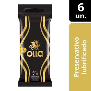Preservativo Olla Lubrificado - 6 Unidades