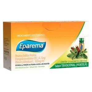 EPAREMA HORTELÃ 12 FLACONETES 10ML