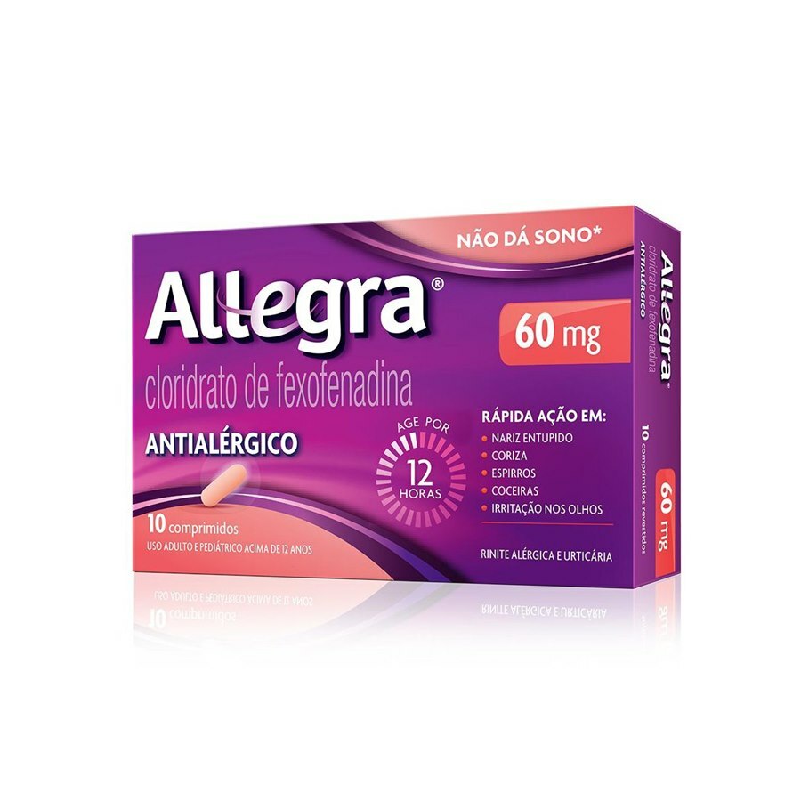 ALLEGRA ANTIAL RGICO 60MG 10 COMPRIMIDOS Ultrafarma